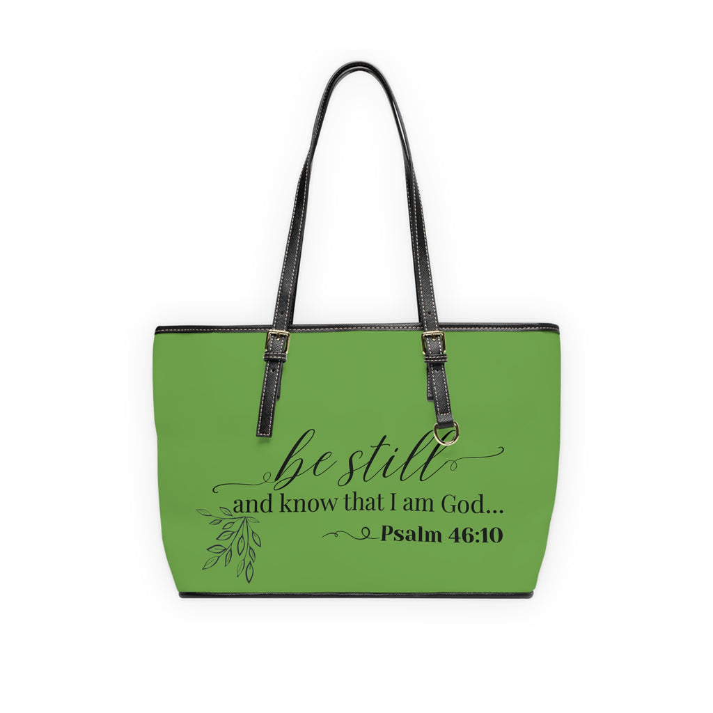 Stillness & Strength Handbag - PU Leather Shoulder Bag