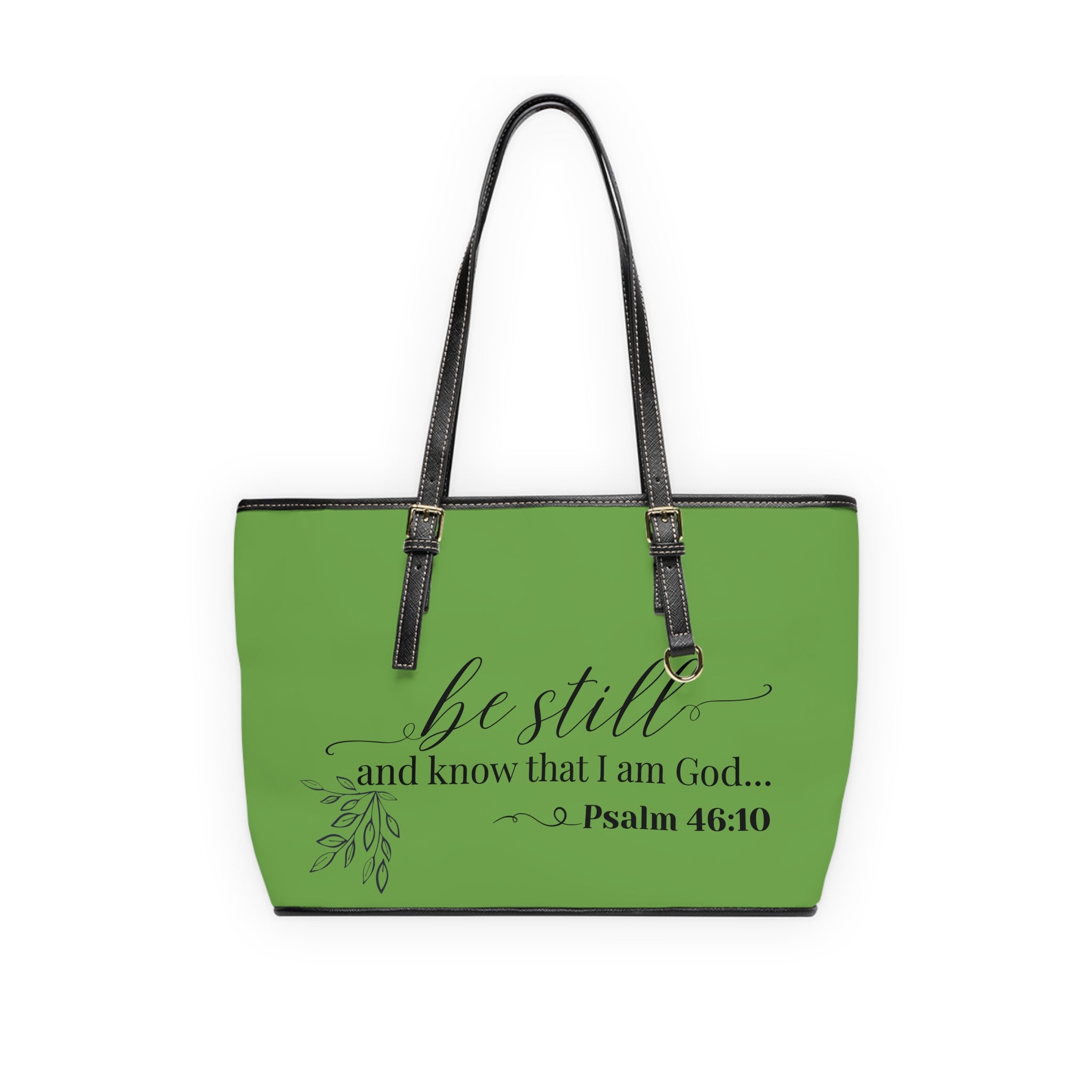 Stillness & Strength Handbag - PU Leather Shoulder Bag