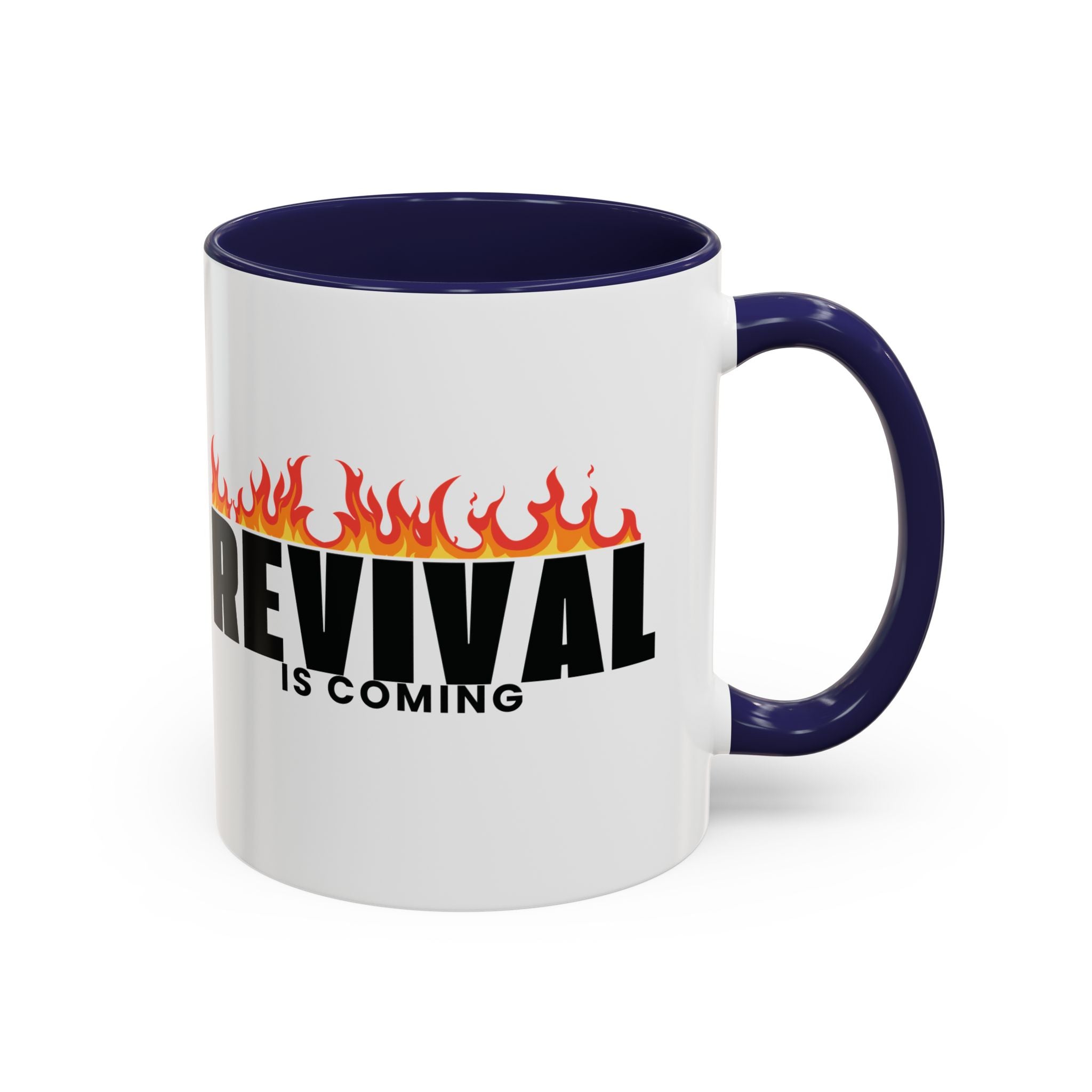 Revival is Coming Mug – Bold Faith, Multiple Colors Ceramic Coffee Mug (11, 15oz), Gifts for Church, Christmas Gifts, Birthday Gifts, Baptism Gifts, Gifts for Her, Gifts for Him, Gifts for Ministry