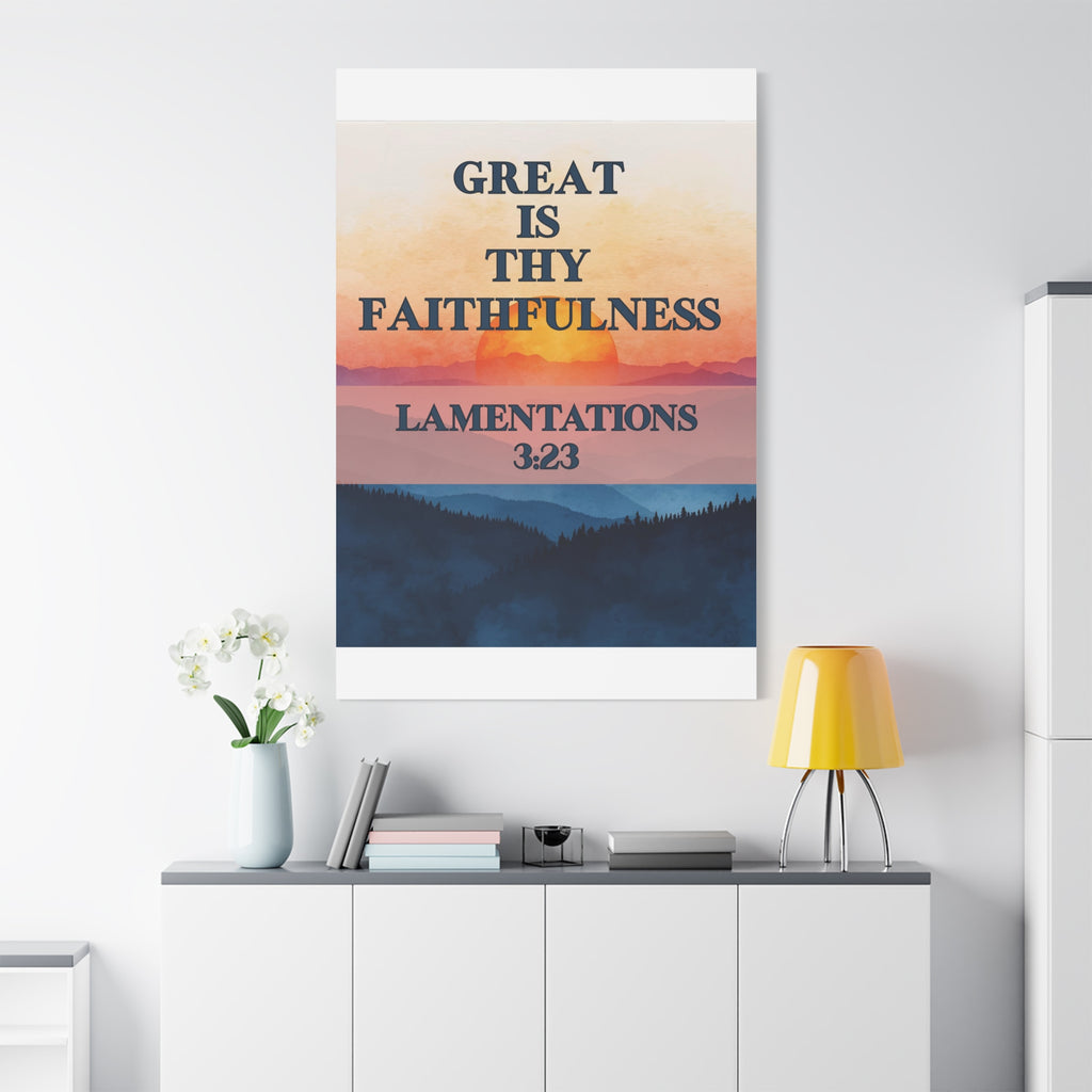 Great Is Thy Faithfulness Wall Art