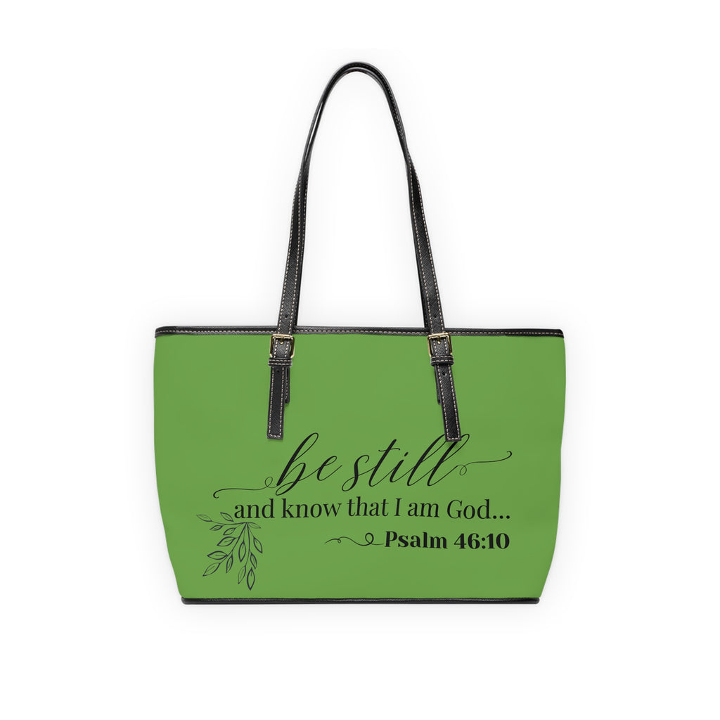 Stillness & Strength Handbag - PU Leather Shoulder Bag