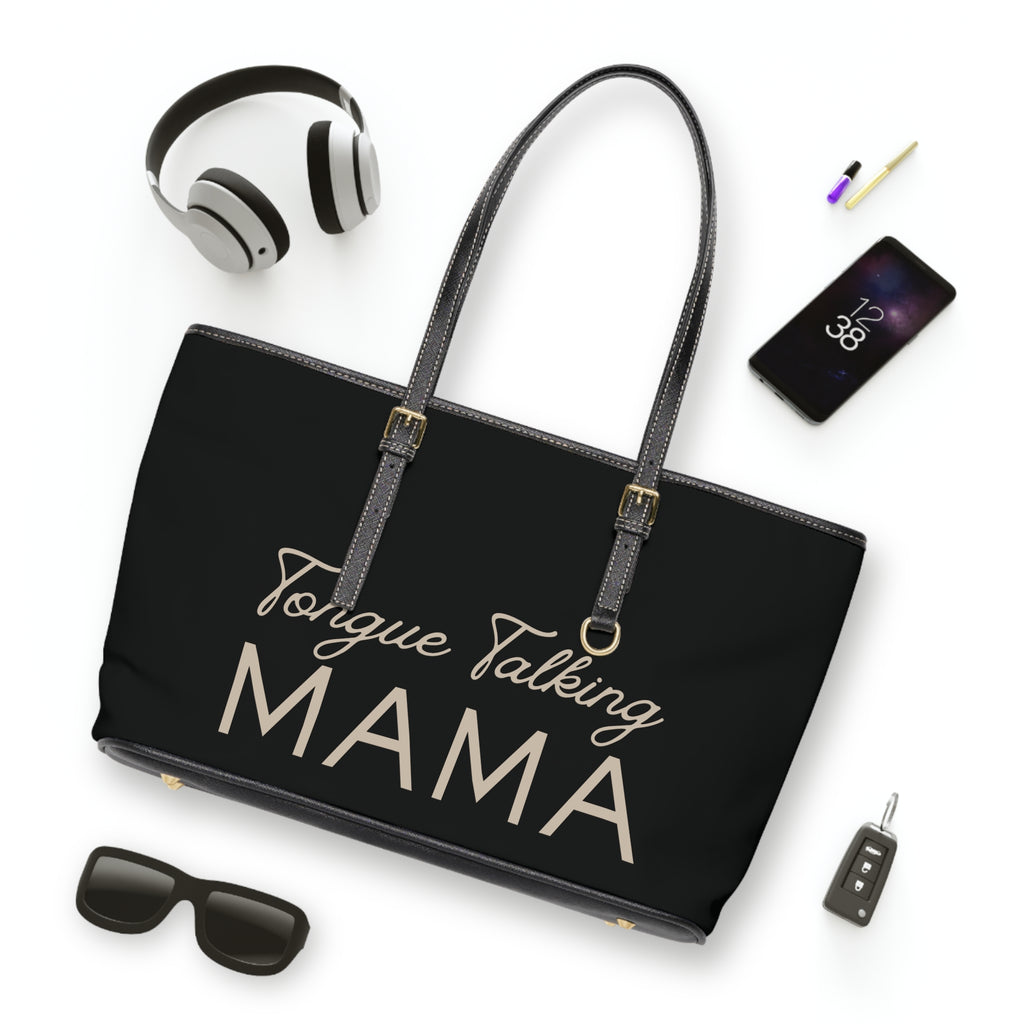 Tongue Talkin' Mama Handbag - PU Leather Shoulder Bag
