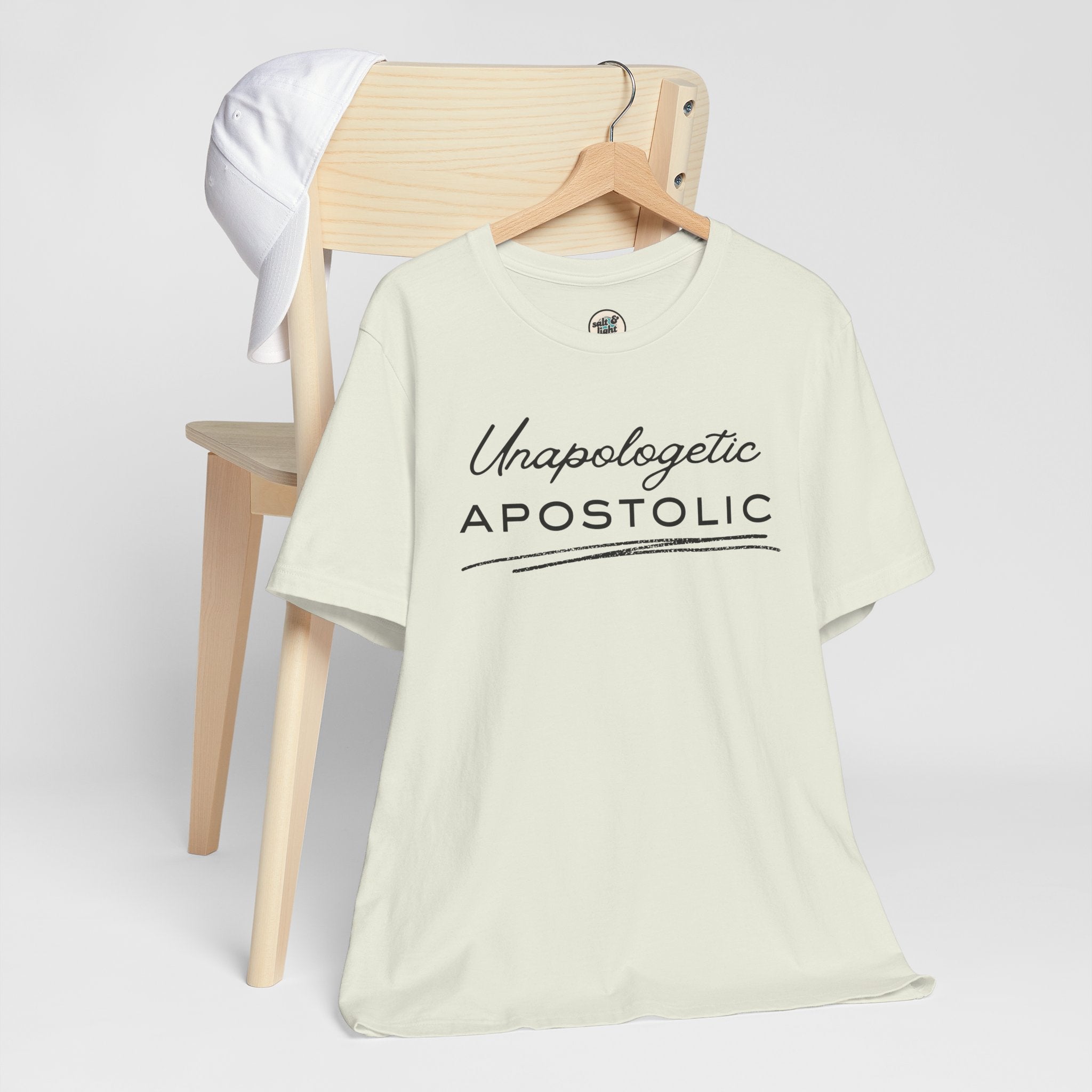 Unapologetic Apostolic Tee | Perfect for Gift, Casual Wear, Christian Clothing, Gifts for Ministry, Christmas Gifts, Birthday Gifts, Gifts for Her, Gifts for Friends