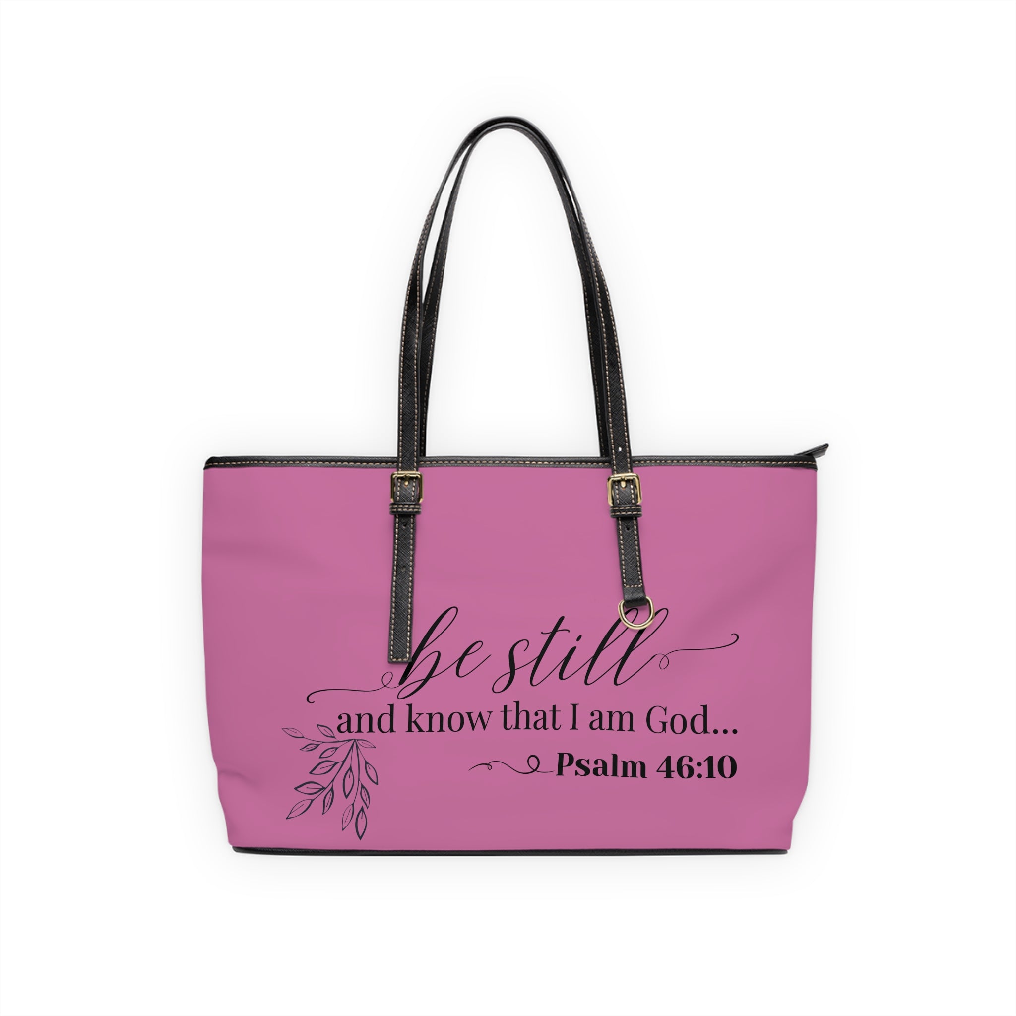 Stillness & Strength Handbag - PU Leather Shoulder Bag