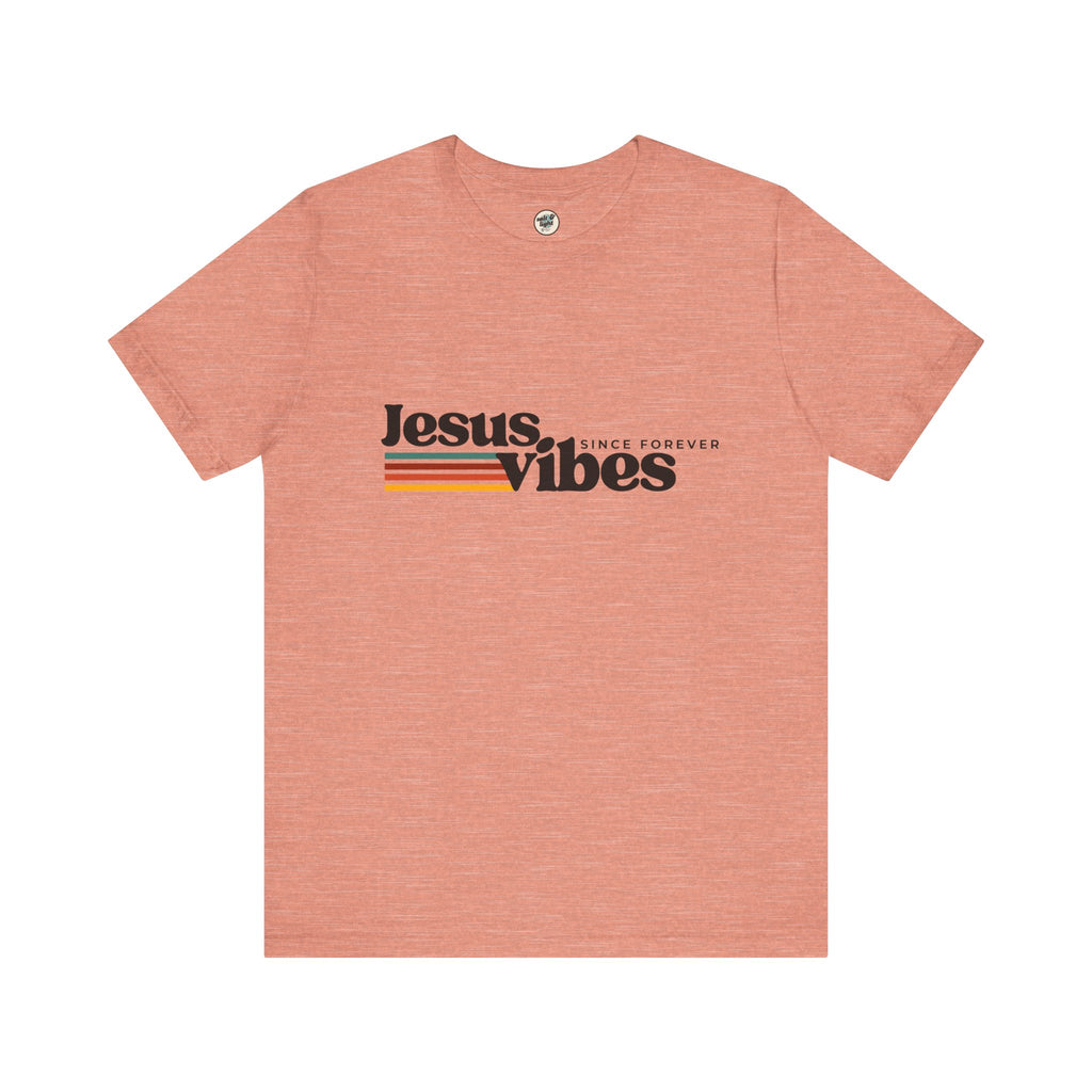 Jesus Vibes Tee, Perfect for Gift, Casual Wear, Christian Clothing, Gifts for Ministry, Christmas Gifts, Birthday Gifts, Gifts for Her, Gifts for Friends