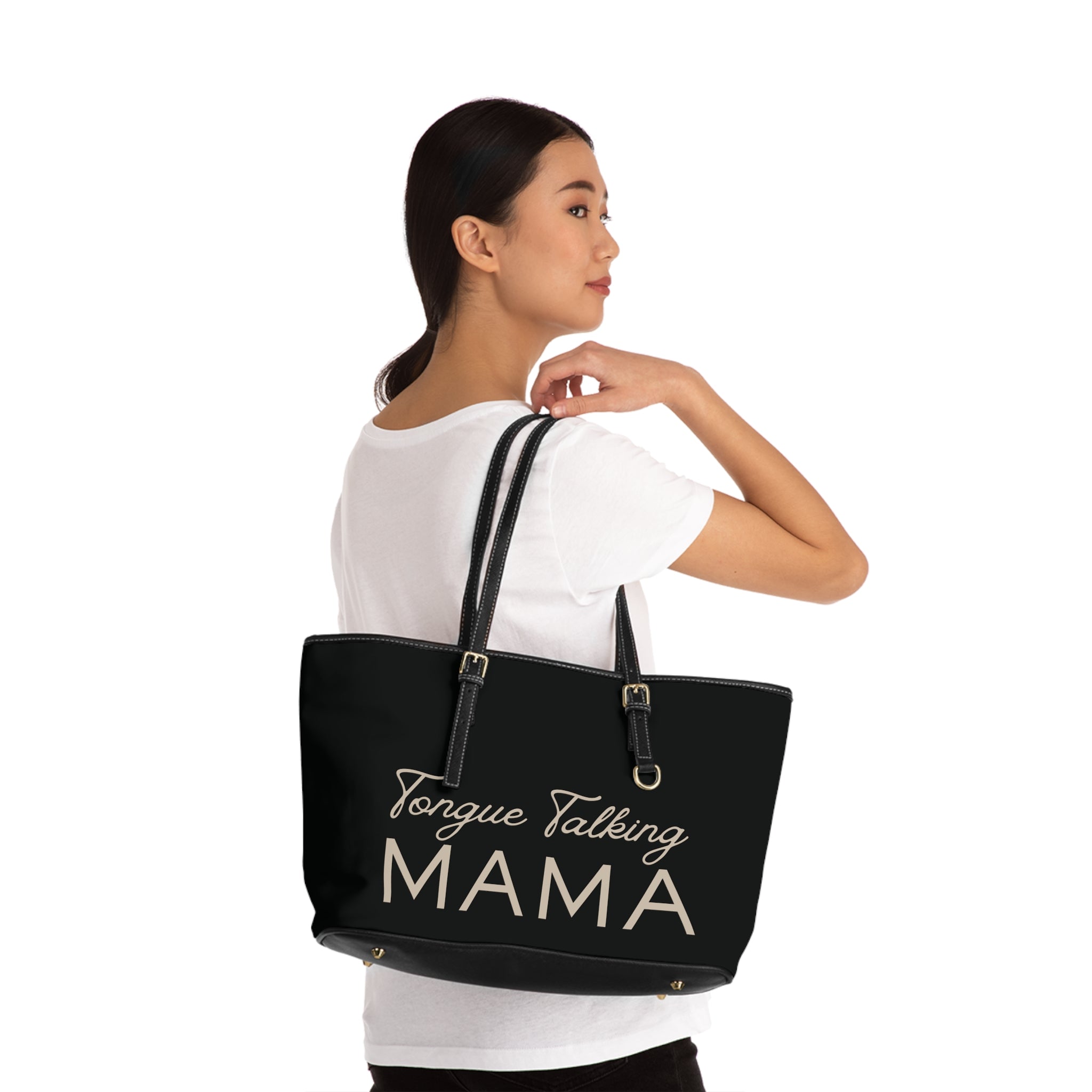 Tongue Talkin' Mama Handbag - PU Leather Shoulder Bag