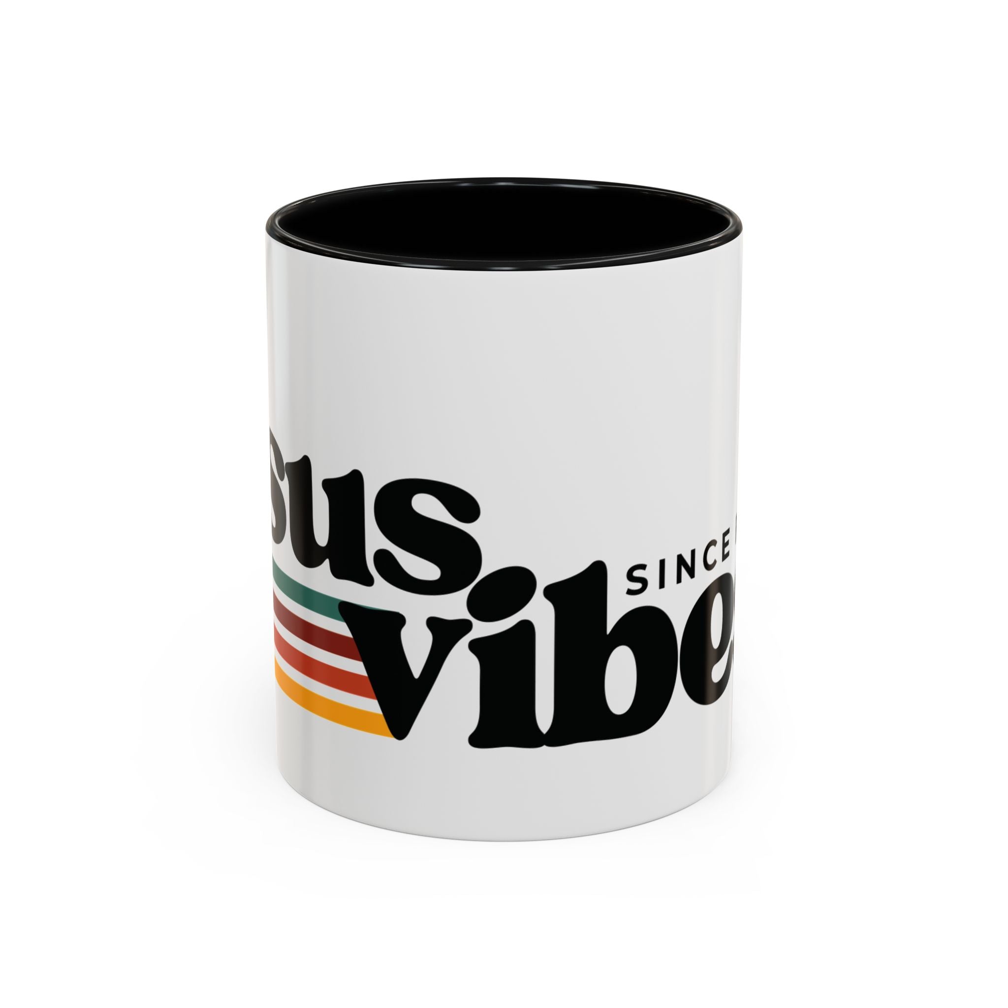 ☕️ Jesus Vibes Since Forever Mug – Retro Faith Edition, (11oz, 15oz) Christian Gifts, Christmas Gifts, Birthday Gifts, Gifts for Her, Gifts for Him, Gifts for Ministry, Retro Coffee Mugs