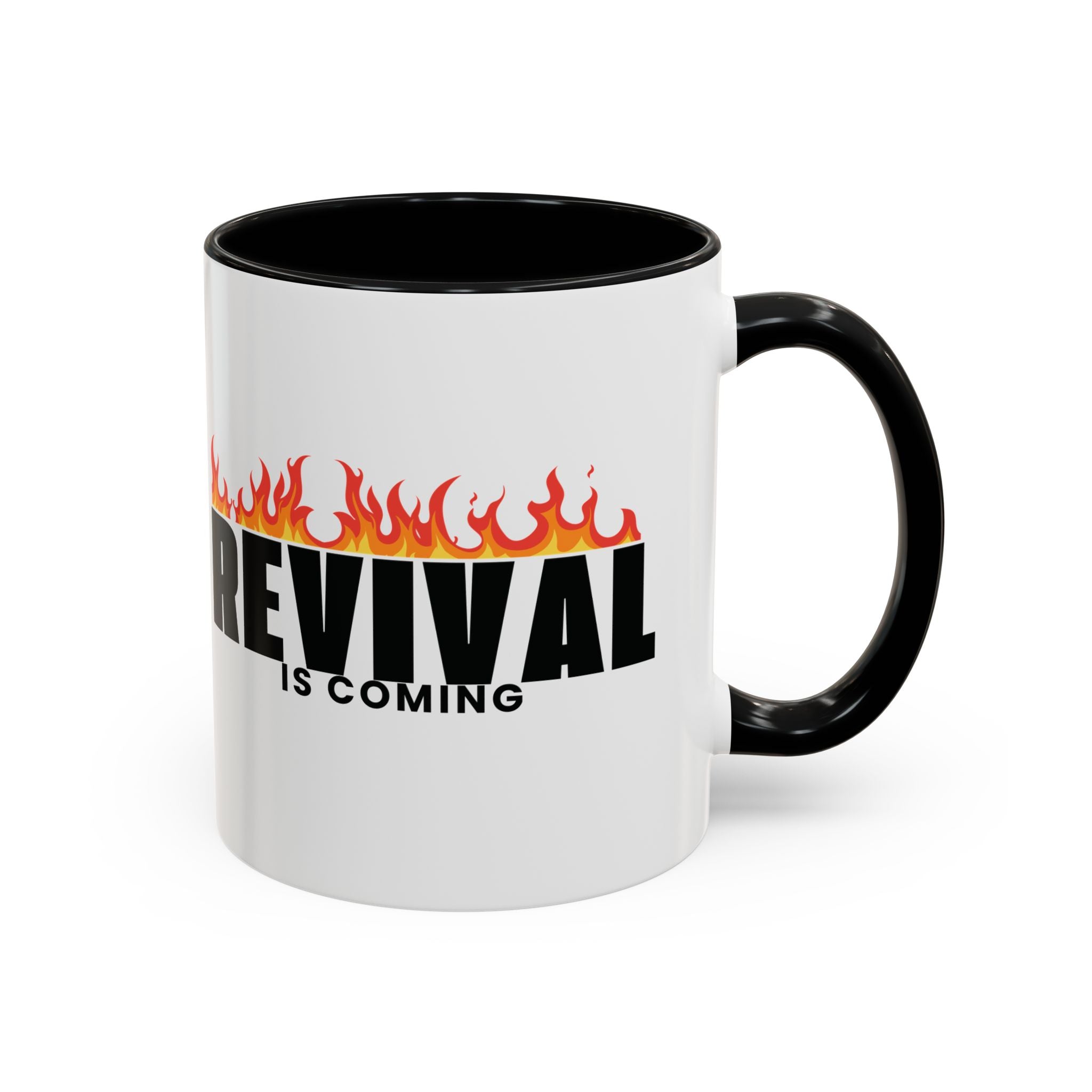 Revival is Coming Mug – Bold Faith, Multiple Colors Ceramic Coffee Mug (11, 15oz), Gifts for Church, Christmas Gifts, Birthday Gifts, Baptism Gifts, Gifts for Her, Gifts for Him, Gifts for Ministry