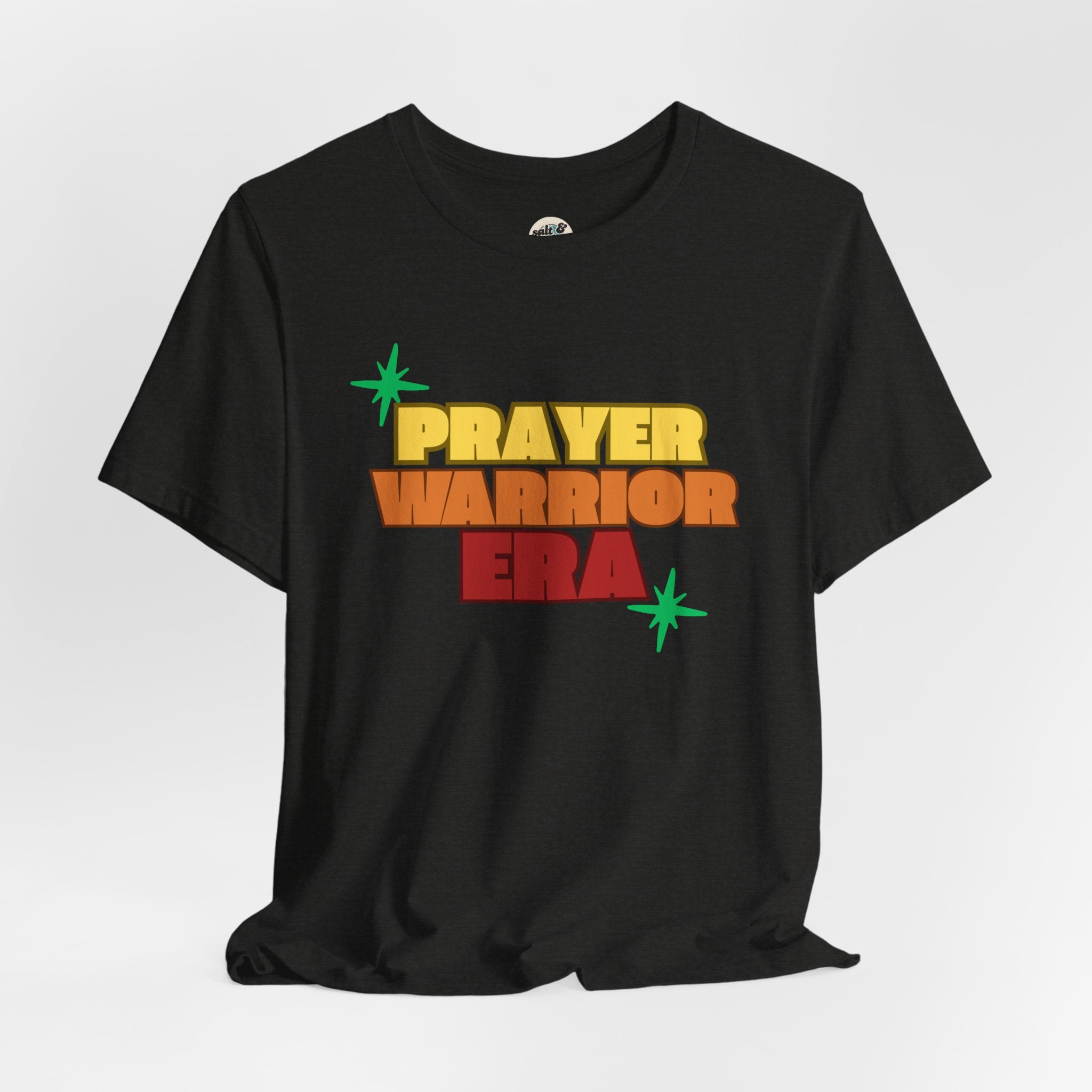 Prayer Warrior Era Tee, Perfect for Gift, Casual Wear, Christian Clothing, Gifts for Ministry, Christmas Gifts, Birthday Gifts, Gifts for Her, Gifts for Friends