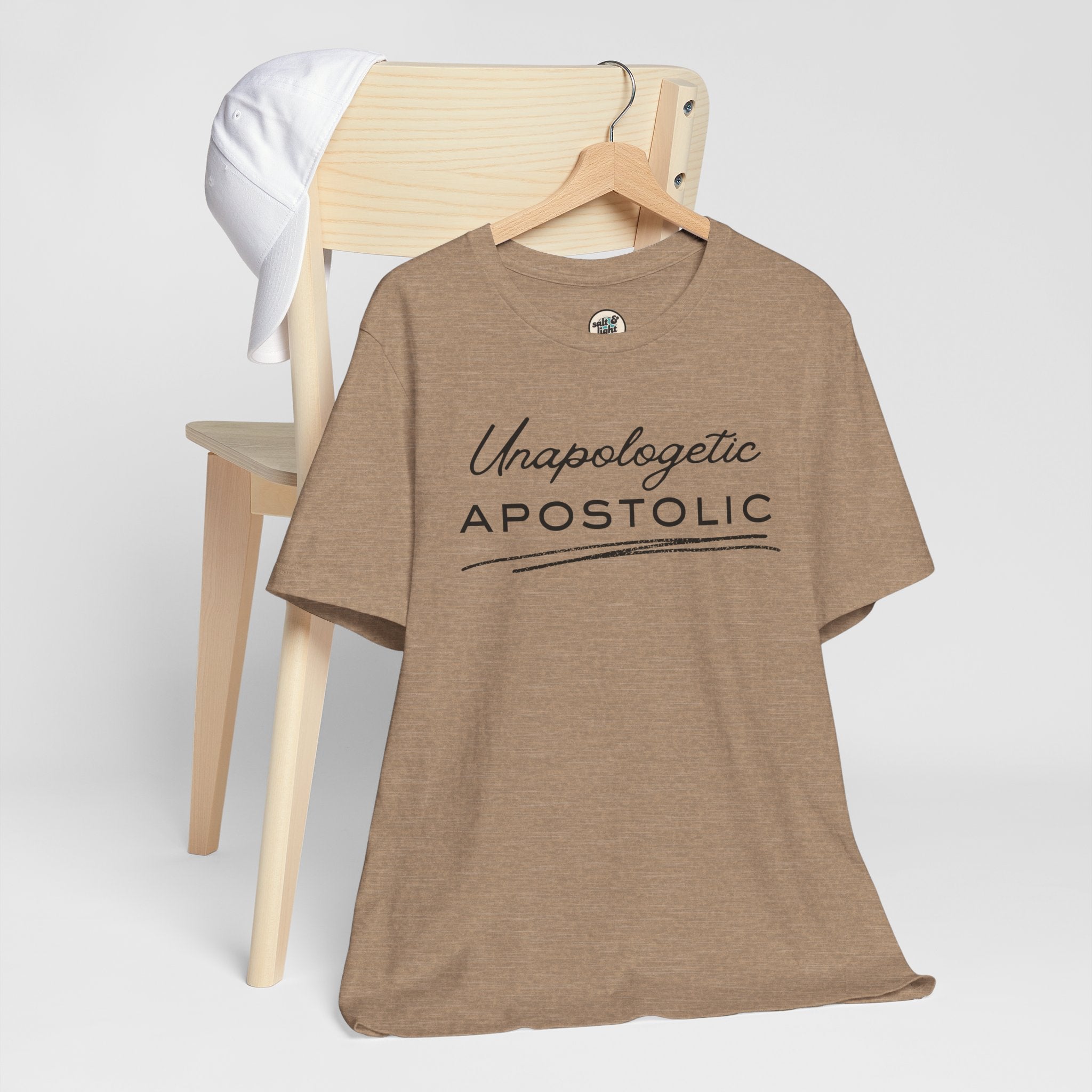 Unapologetic Apostolic Tee | Perfect for Gift, Casual Wear, Christian Clothing, Gifts for Ministry, Christmas Gifts, Birthday Gifts, Gifts for Her, Gifts for Friends
