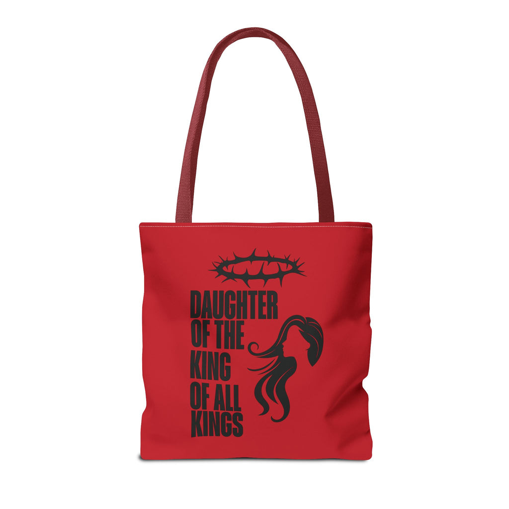 Daughter of the King Tote Bag -Red