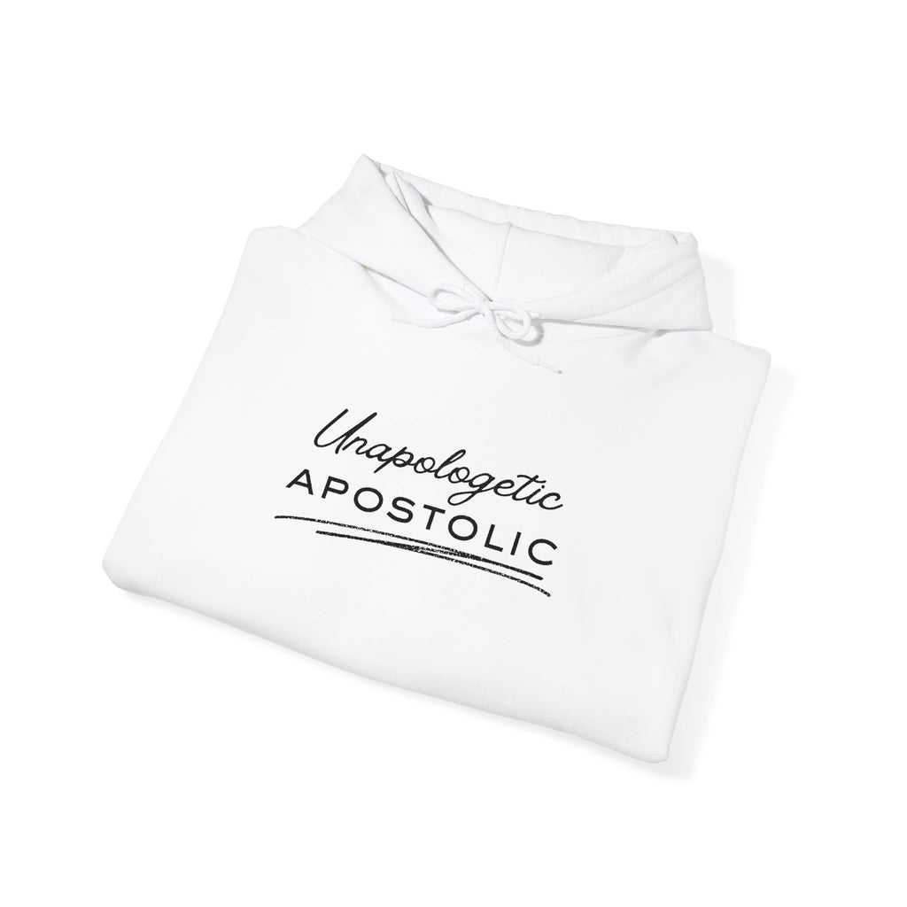 Unapologetic Apostolic Embroidered Unisex Heavy Blend™ Hooded Sweatshirt, Religious Gifts, Christian Apparel, Christmas Gifts, Gifts for Her, Gifts for Him, Gifts for Teenagers, Birthday Gifts