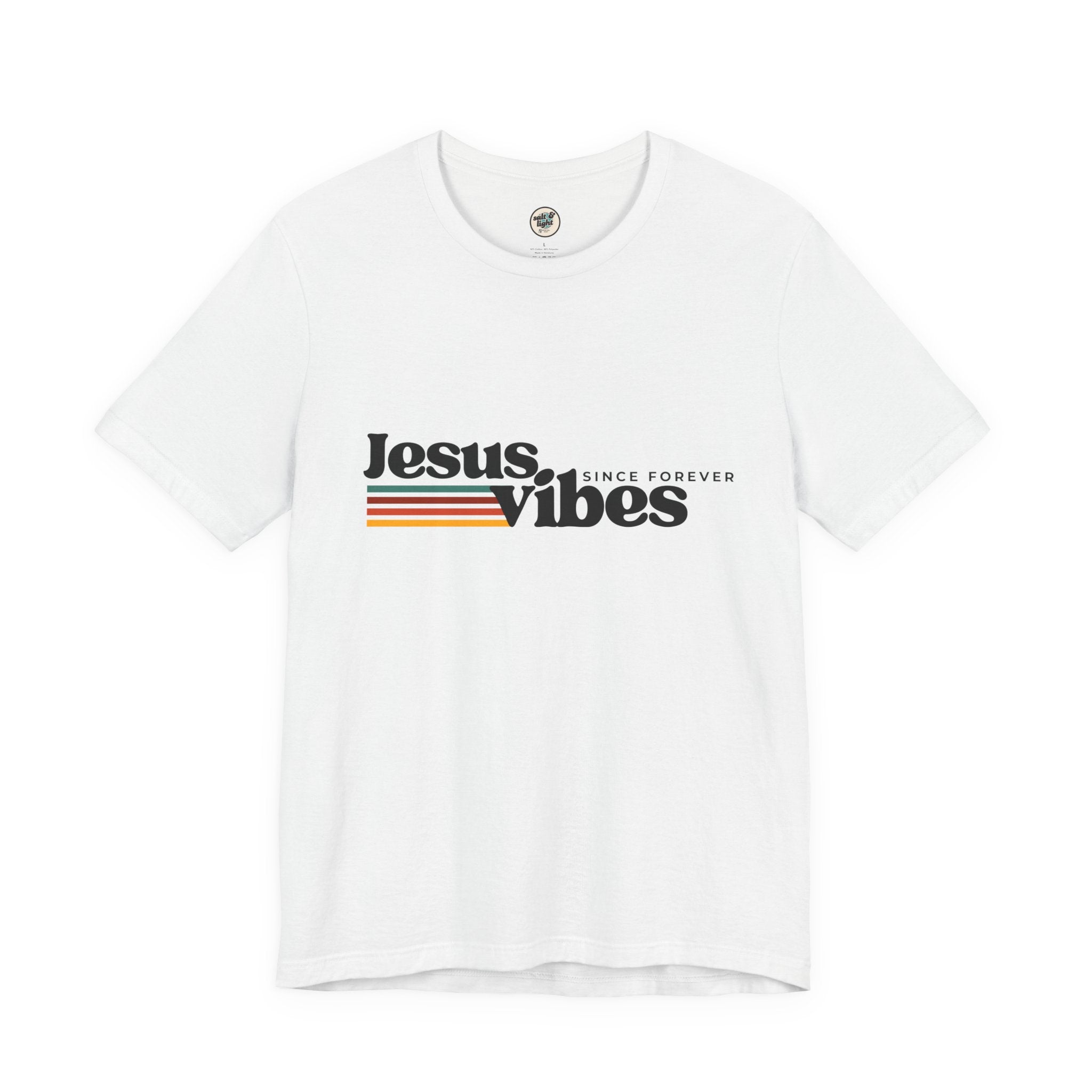 Jesus Vibes Tee, Perfect for Gift, Casual Wear, Christian Clothing, Gifts for Ministry, Christmas Gifts, Birthday Gifts, Gifts for Her, Gifts for Friends