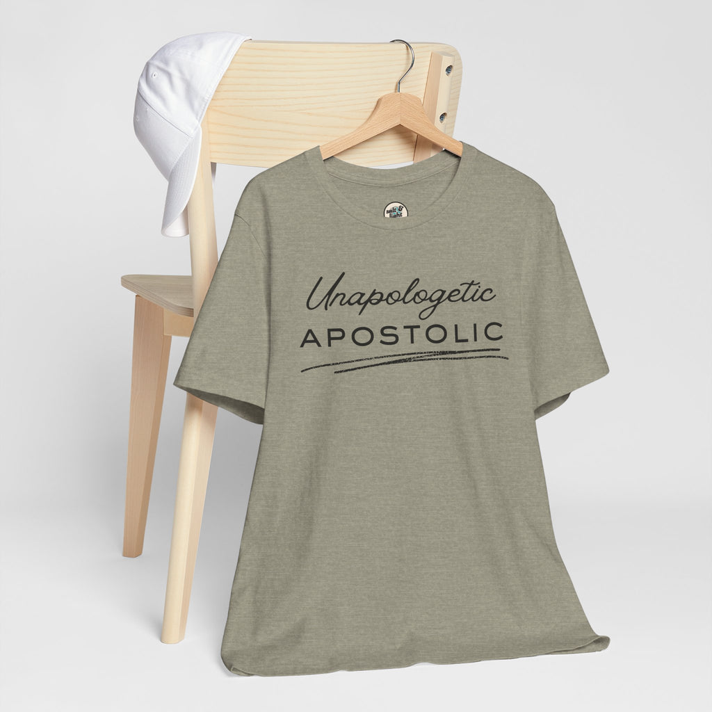 Unapologetic Apostolic Tee | Perfect for Gift, Casual Wear, Christian Clothing, Gifts for Ministry, Christmas Gifts, Birthday Gifts, Gifts for Her, Gifts for Friends