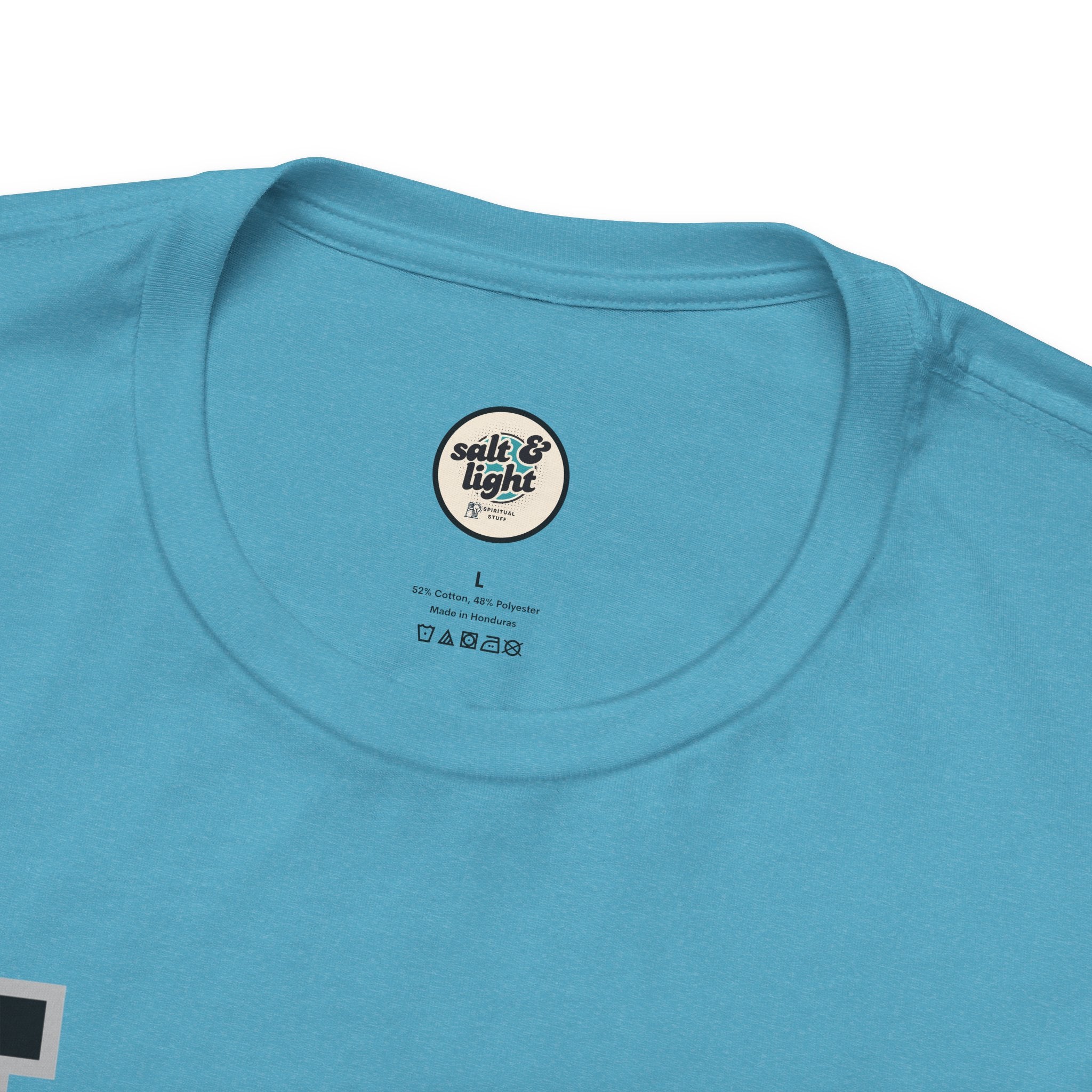 Be of Good Cheer John 16:33 Tee | Perfect for Gift, Casual Wear, Christian Clothing, Gifts for Ministry, Christmas Gifts, Birthday Gifts, Gifts for Her, Gifts for Friends