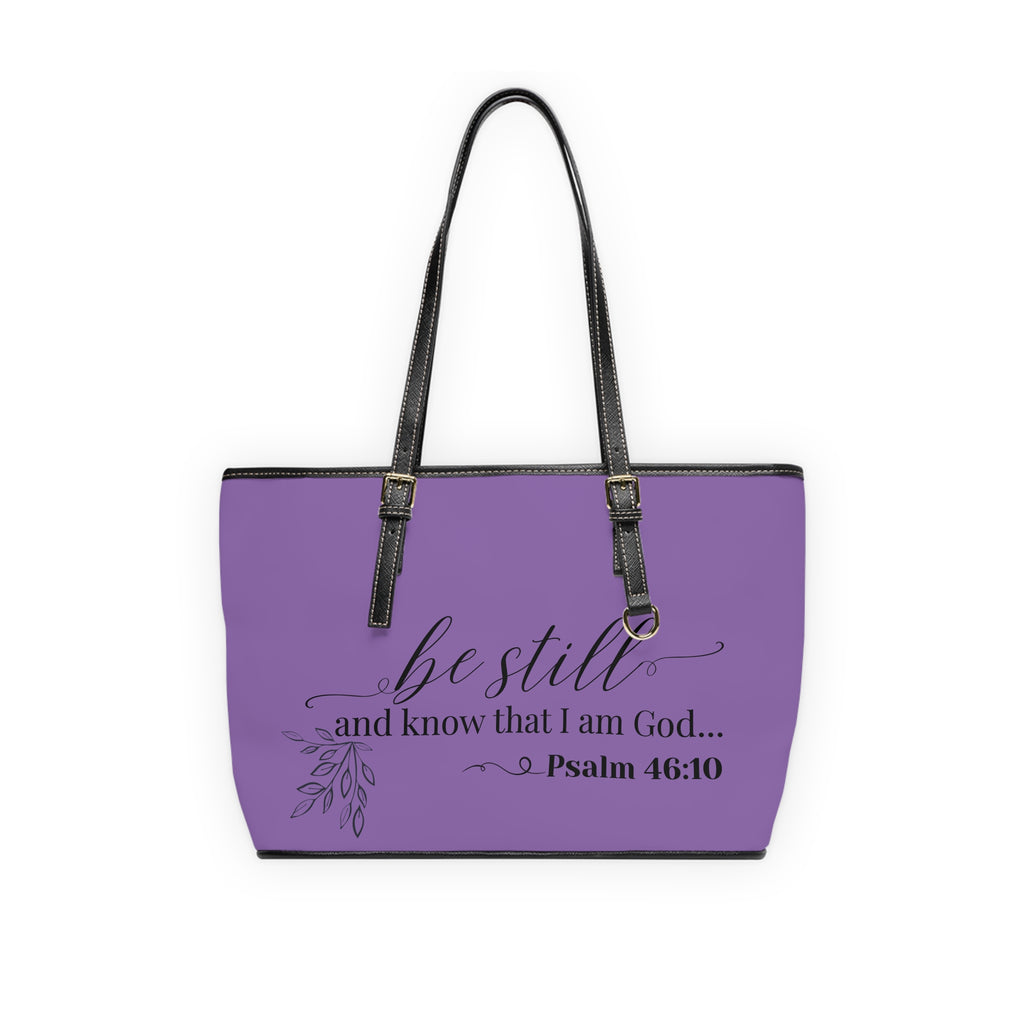 Stillness & Strength Handbag - PU Leather Shoulder Bag