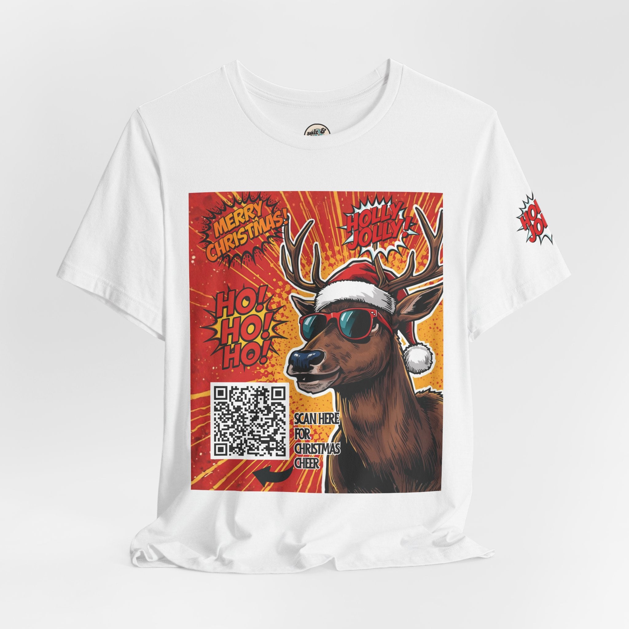 Run Run Rudolph Holiday Shirt w/ Spotify LinkPerfect for Gift, Casual Wear, Party, Humor, Vintage Style