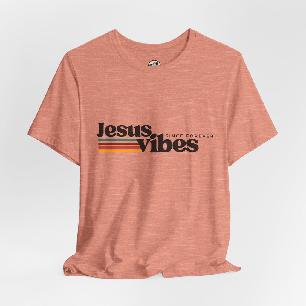 Jesus Vibes Tee, Perfect for Gift, Casual Wear, Christian Clothing, Gifts for Ministry, Christmas Gifts, Birthday Gifts, Gifts for Her, Gifts for Friends