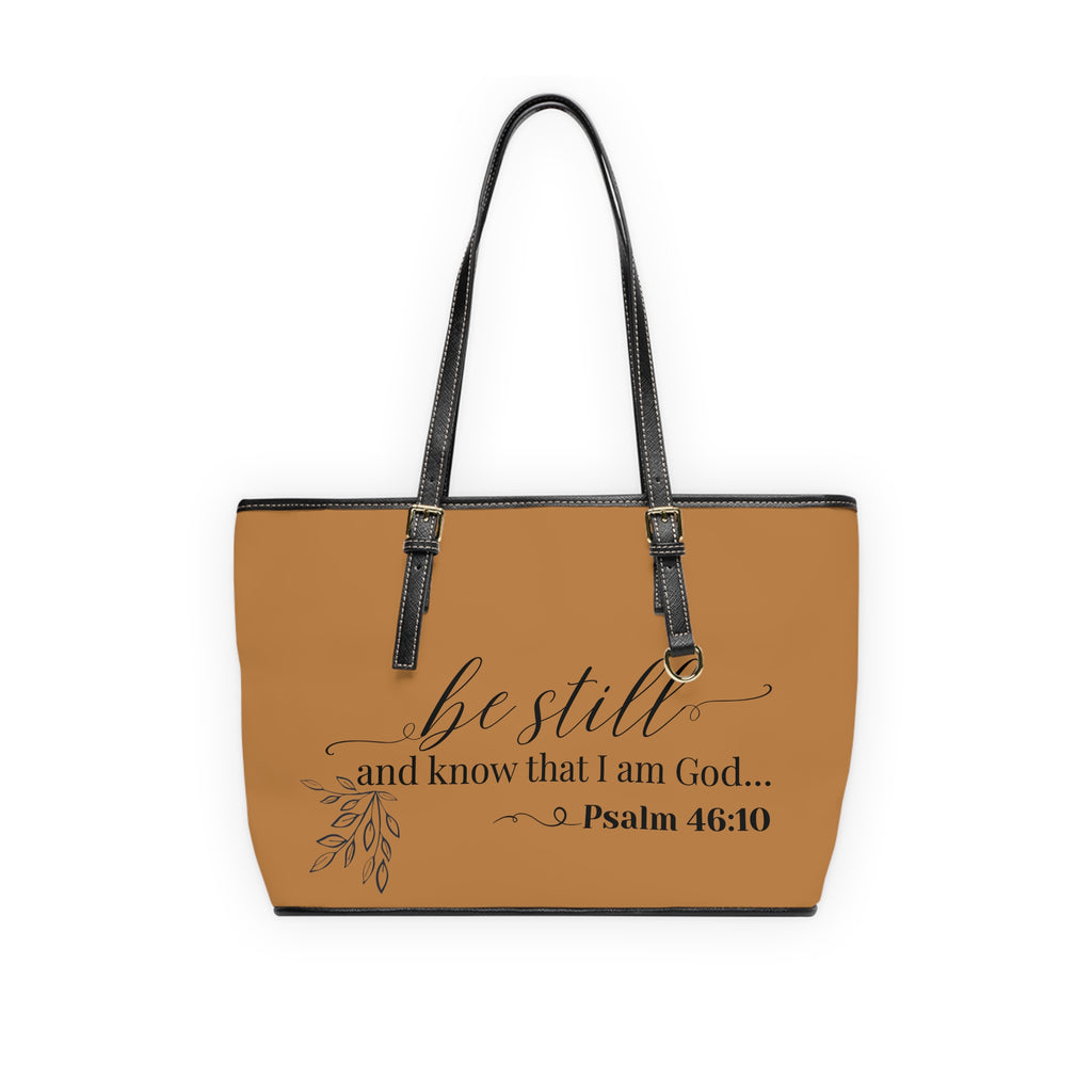 Stillness & Strength Handbag - PU Leather Shoulder Bag