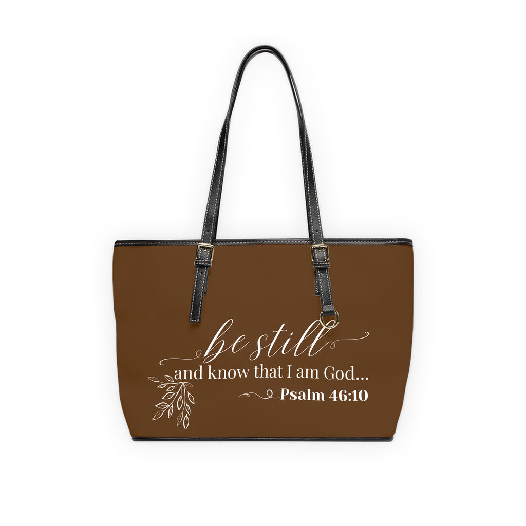 Stillness & Strength Handbag- PU Leather Shoulder Bag