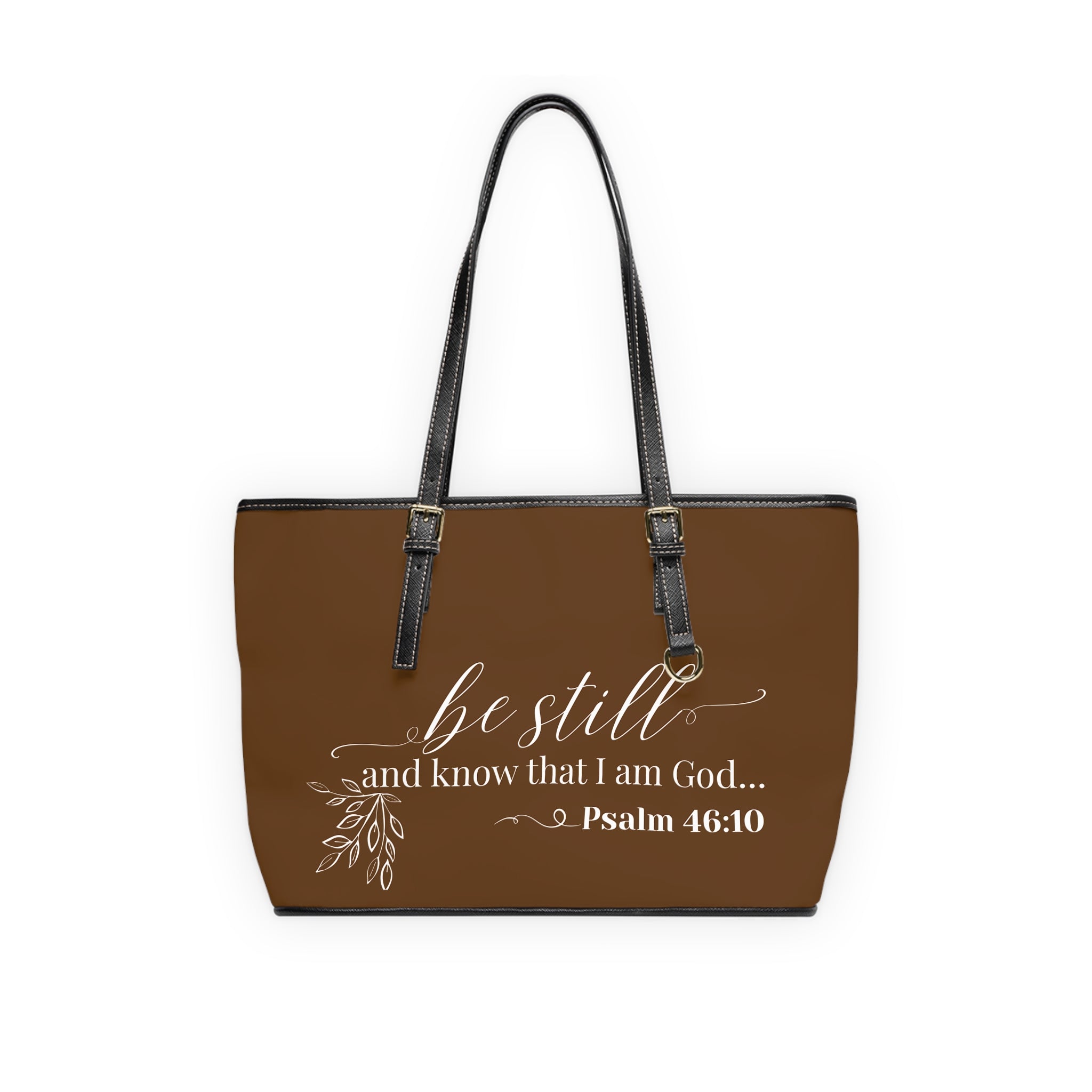 Stillness & Strength Handbag- PU Leather Shoulder Bag