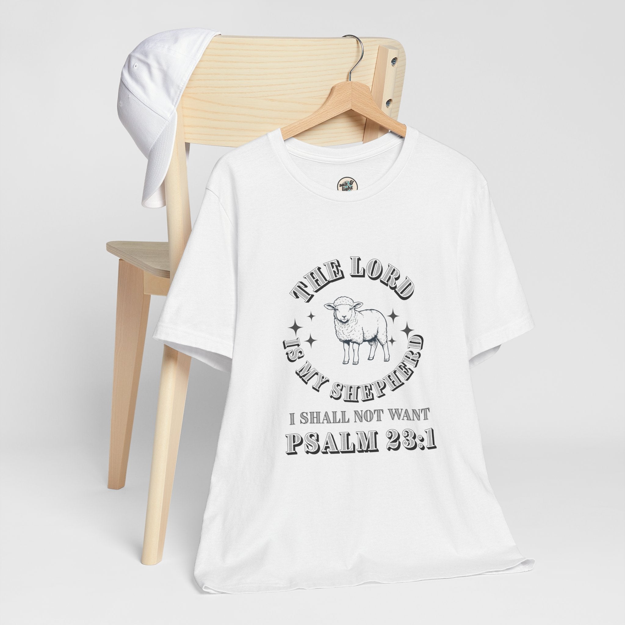 Lord Is My Shepherd Tee | Perfect for Gift, Casual Wear, Christian Clothing, Gifts for Ministry, Christmas Gifts, Birthday Gifts, Gifts for Her, Gifts for Friends