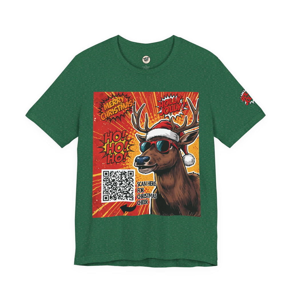 Run Run Rudolph Holiday Shirt w/ Spotify LinkPerfect for Gift, Casual Wear, Party, Humor, Vintage Style